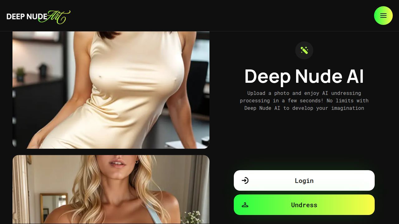 AI Deep Nude listing screenshot