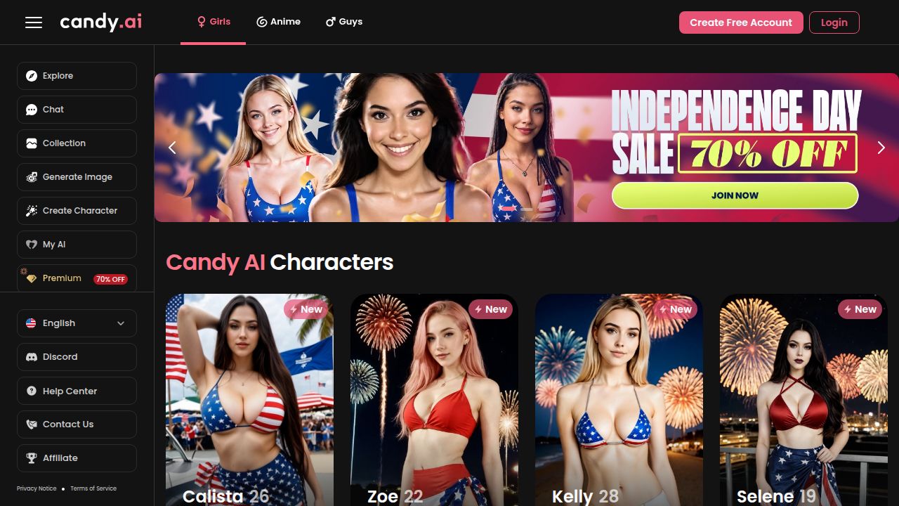 Candy AI's screenshot