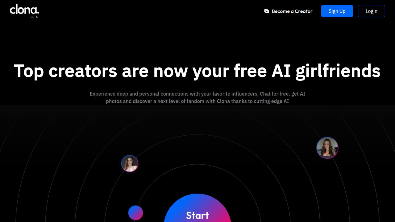 Clona AI listing screenshot