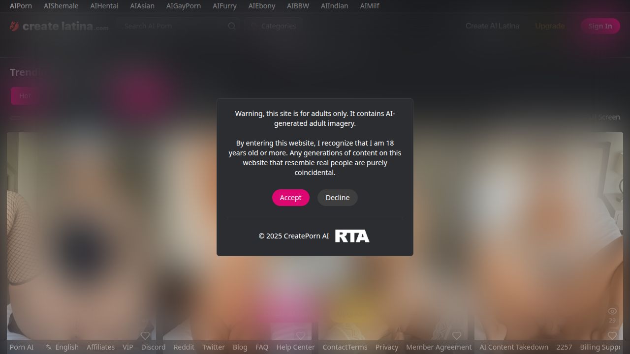 CreateLatina listing screenshot