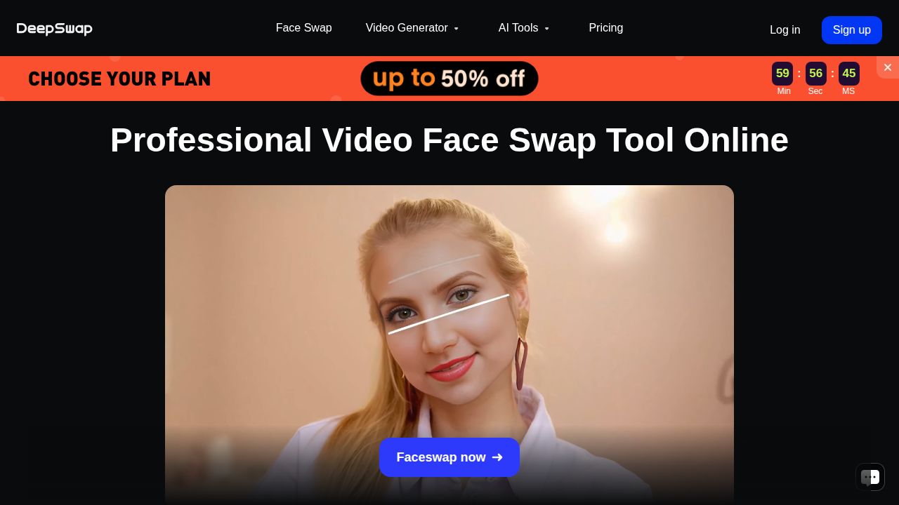 DeepSwap listing screenshot