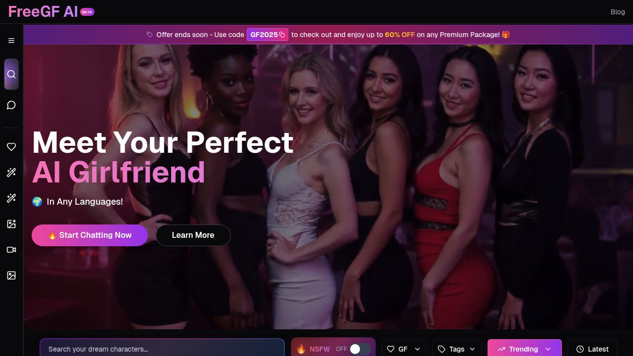 FreeGF AI listing screenshot