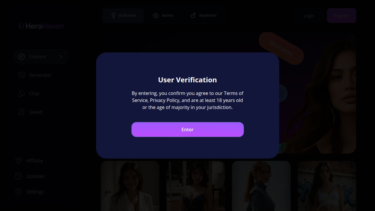 HeraHaven listing screenshot