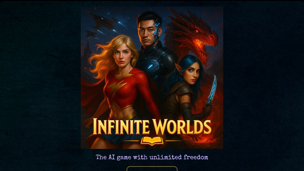 InfiniteWorlds listing screenshot