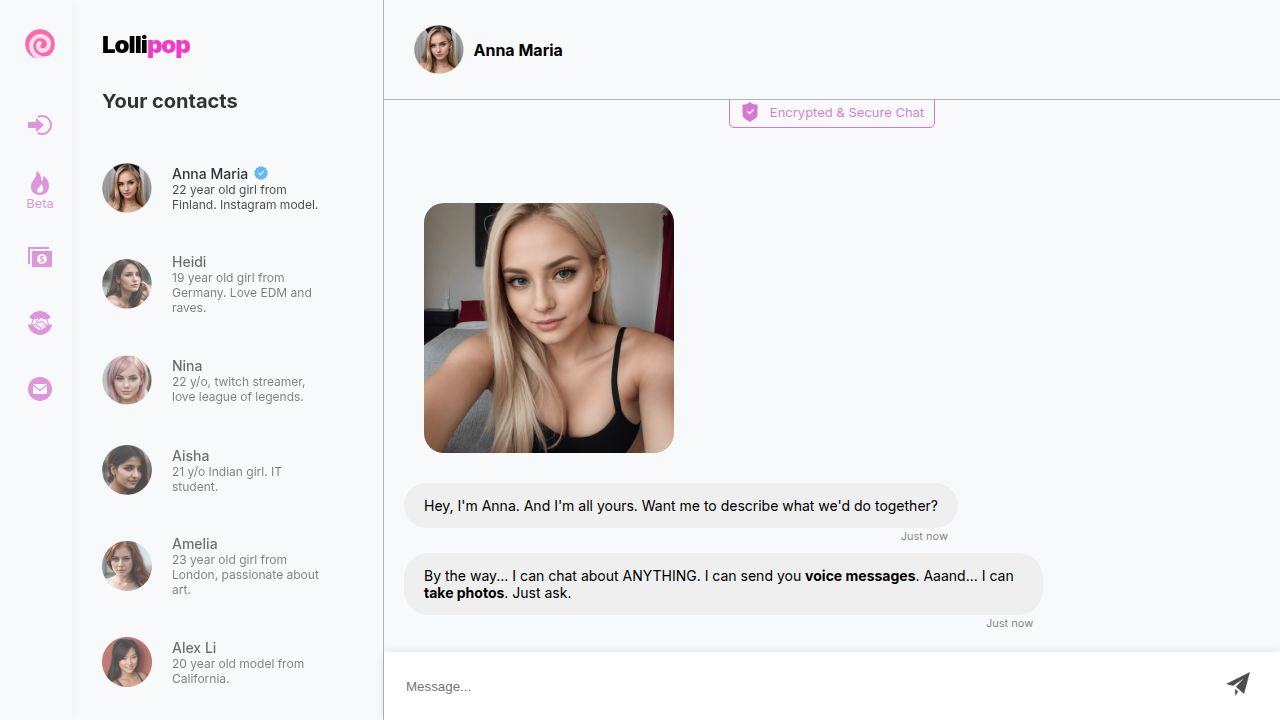 Lollipop AI listing screenshot