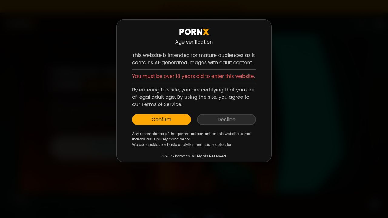 PornX listing screenshot