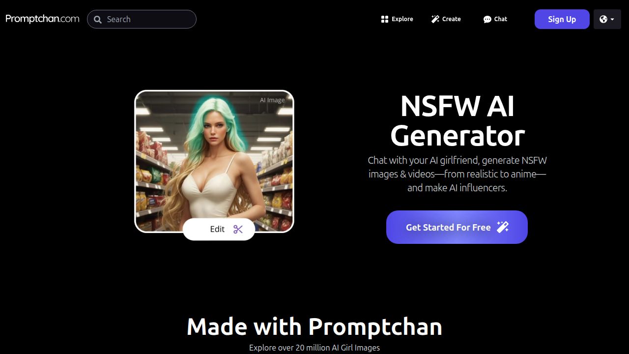 PromptChan listing screenshot