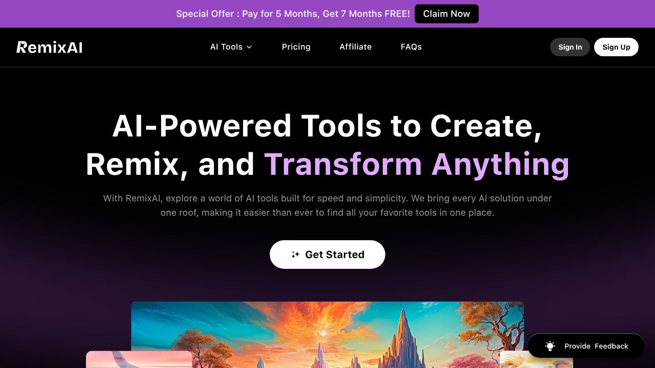 Remix AI listing screenshot