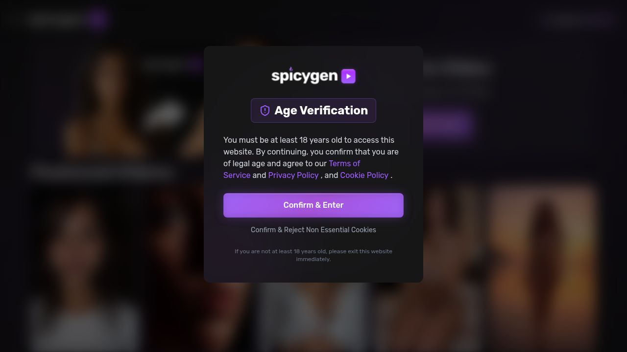 SpicyGen listing screenshot