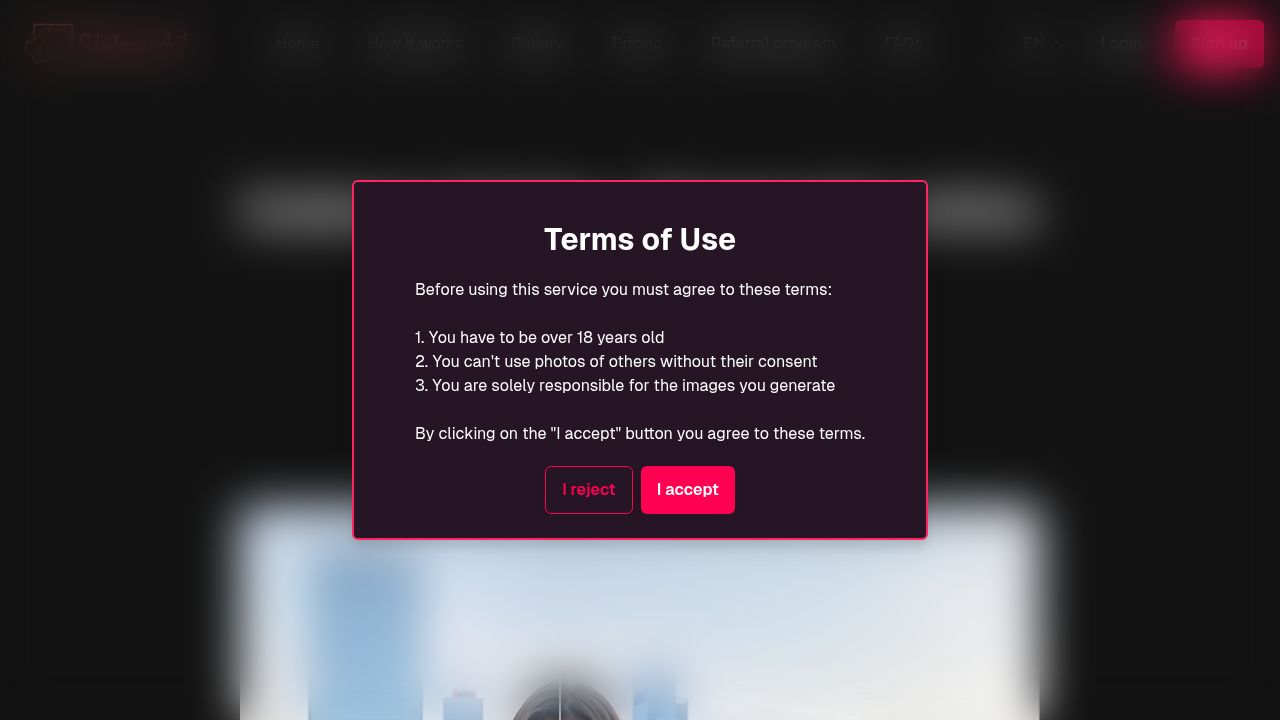 UndressApp.ai listing screenshot