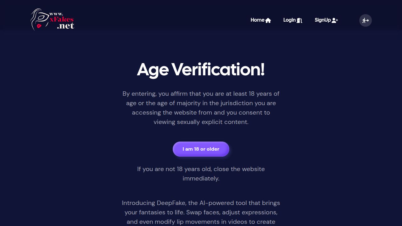 xFakes listing screenshot